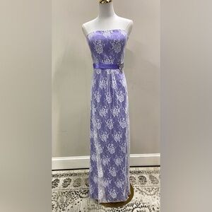 NWT Liz Fields Lace over charmeuse. Size 12